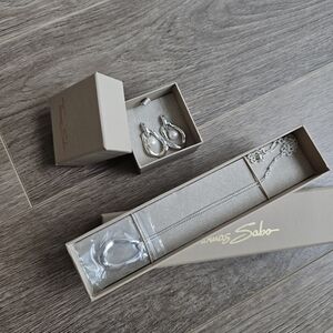 Thomas Sabo Silver Necklace and Earring Set
